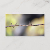 Rusty Barbed Wire Visitekaartje (Achterkant)