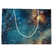 Rusty Blue Cloud Nebula Groot Cadeauzakje (Achterkant)