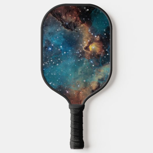 Rusty Blue Cloud Nebula Pickleball Paddle (Voorkant)