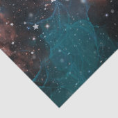 Rusty Blue Cloud Nebula Tissuepapier (Detail)