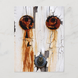 Rusty Bolts Nuts and Peeling Paint - FUNNY Briefkaart