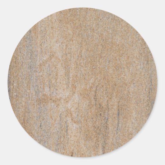 Rusty Brown Marble Round Sticker (Voorkant)