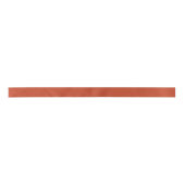 Rusty Burnt Pumpkin Solid Color Lint (Voorkant)