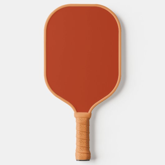 Rusty Burnt Pumpkin Solid Color Pickleball Paddle (Voorkant)