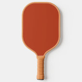 Rusty Burnt Pumpkin Solid Color Pickleball Paddle (Achterkant)