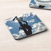 Rusty de Lineman Drankjes Onderzetter (Linkerzijde)