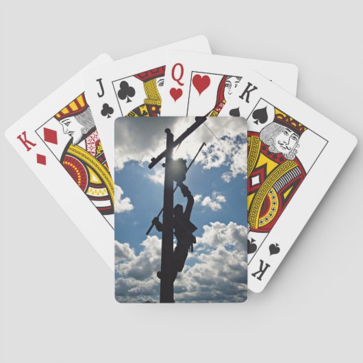 Rusty de Lineman Pokerkaarten (Achterkant)