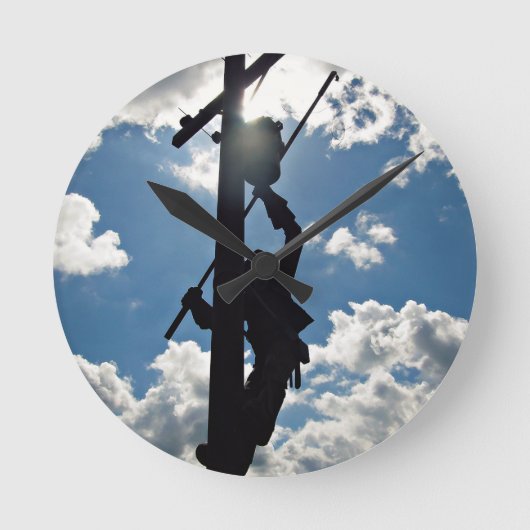 Rusty de Lineman Ronde Klok (Voorkant)