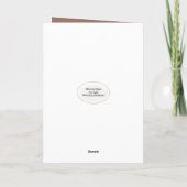 Rusty Diamond Bord Verjaardag Kaart (Achterkant)