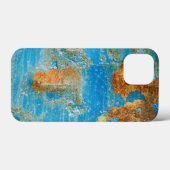 Rusty Distress Blue Metal Case-Mate iPhone Case (Achterkant (horizontaal))