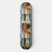 Rusty driftwood grijs Thunder_Cove Skateboard (Voorkant)