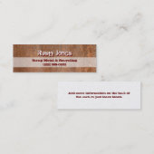 Rusty Edge Contactkaartje (Voorkant / Achterkant)