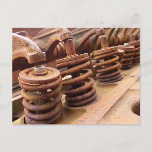Rusty Engine Block Briefkaart (Voorkant)