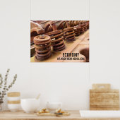 Rusty Engine Block Foto van cilinderkoprebuilders Poster (Keuken)