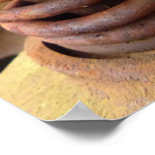 Rusty Engine Block Poster (Hoek)