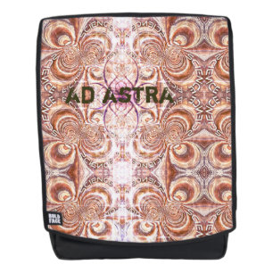 Rusty Fractal Ad Astra Science Fiction Rugtassen