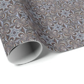 Rusty Fractal Science Fiction Cadeaupapier (Rol Hoek)
