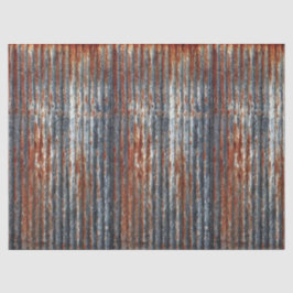 Rusty Galvanized Steel Decoupage paper Tissuepapier