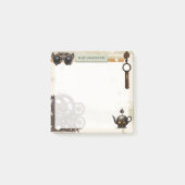 Rusty Gears Steampunk Mechanische 3"x3" Post-it® Notes (Voorkant)