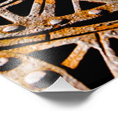 Rusty Grate Foto Afdruk (Hoek)