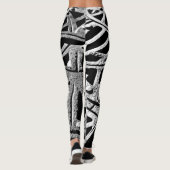Rusty Grate in Grey Leggings (Achterkant)