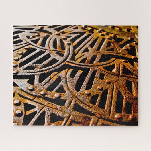 Rusty Grate Legpuzzel (Horizontaal)