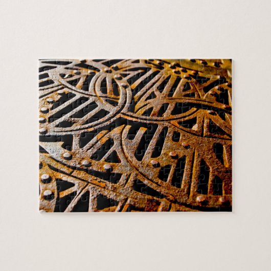 Rusty Grate Legpuzzel (Horizontaal)