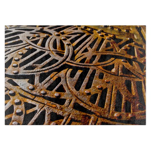 Rusty Grate Snijplank (Voorkant)
