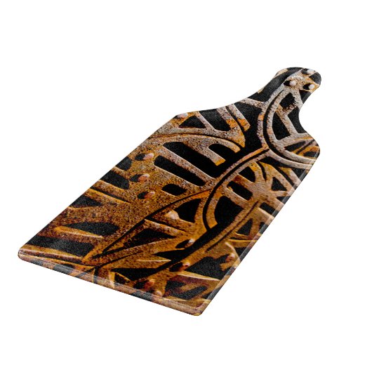 Rusty Grate Snijplank (Hoek)