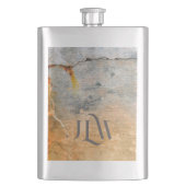 Rusty Gray Urban Grunge Stylish Flacon (Voorkant)