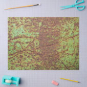 Rusty green look tissuepapier (Craft)