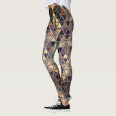 Rusty Jester Robot triangle motif Leggings (Gauche)
