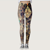 Rusty Jester Robot triangle motif Leggings (Devant)