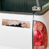 Rusty Junk Pipe Textured Rust Bumpersticker (Op Truck)