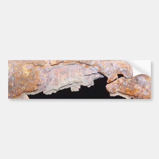 Rusty Junk Pipe Textured Rust Bumpersticker (Voorkant)