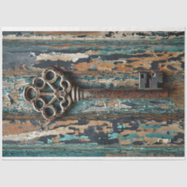 Rusty Key 2 Decoupage Tissue Paper Tissuepapier