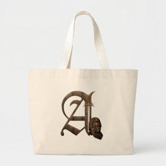 Rusty Knachten Initiaal A Grote Tote Bag