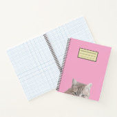 Rusty Le Chat Pékin Carnet Spiral Rose (Intérieur)