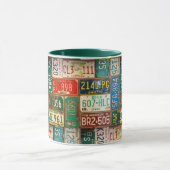 Rusty Licence Bord Collectie Mok (Midden)