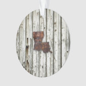Rusty Louisiana Shape Ornament (voorkant)