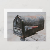 Rusty Mailbox Briefkaart (Voorkant / Achterkant)