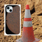 Rusty Manhole Hoesje