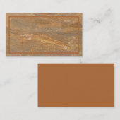 Rusty Marble Textured Visitekaartje (Voorkant / Achterkant)
