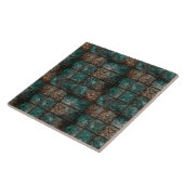 Rusty Metal Ceramic Tegel Tegeltje (Zijkant)