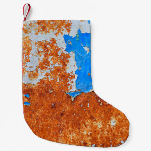 Rusty Metal: Grunge texturen patroon Kleine Kerstsok