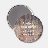Rusty metal magneet (Voorkant / Achterkant)