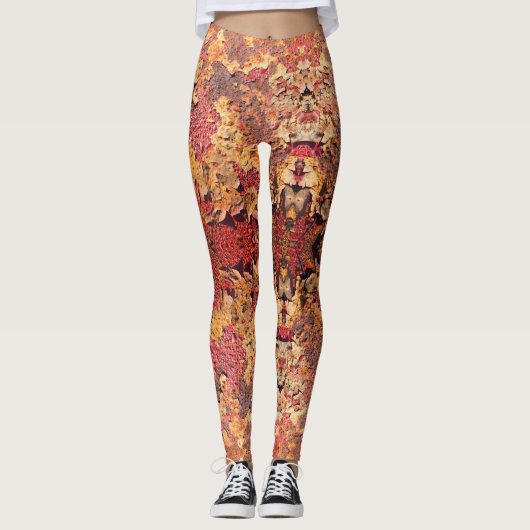 Rusty Metal - Power Yoga Leggings (Voorkant)