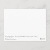 Rusty Metal Siding Old Industrial Building Briefkaart (Achterkant)