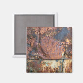 Rusty Metal Siding Old Industrial Building Magnet Magneet (Voorkant / Achterkant)