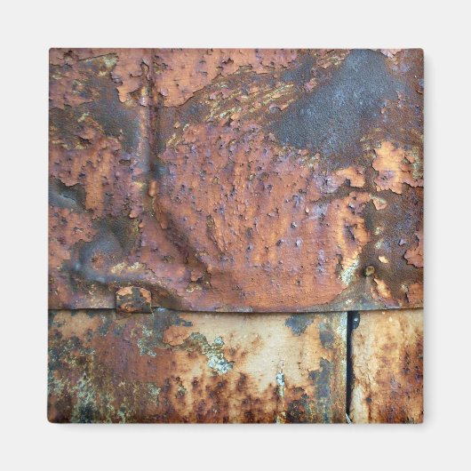 Rusty Metal Siding Old Industrial Building Magnet Magneet (Voorkant)